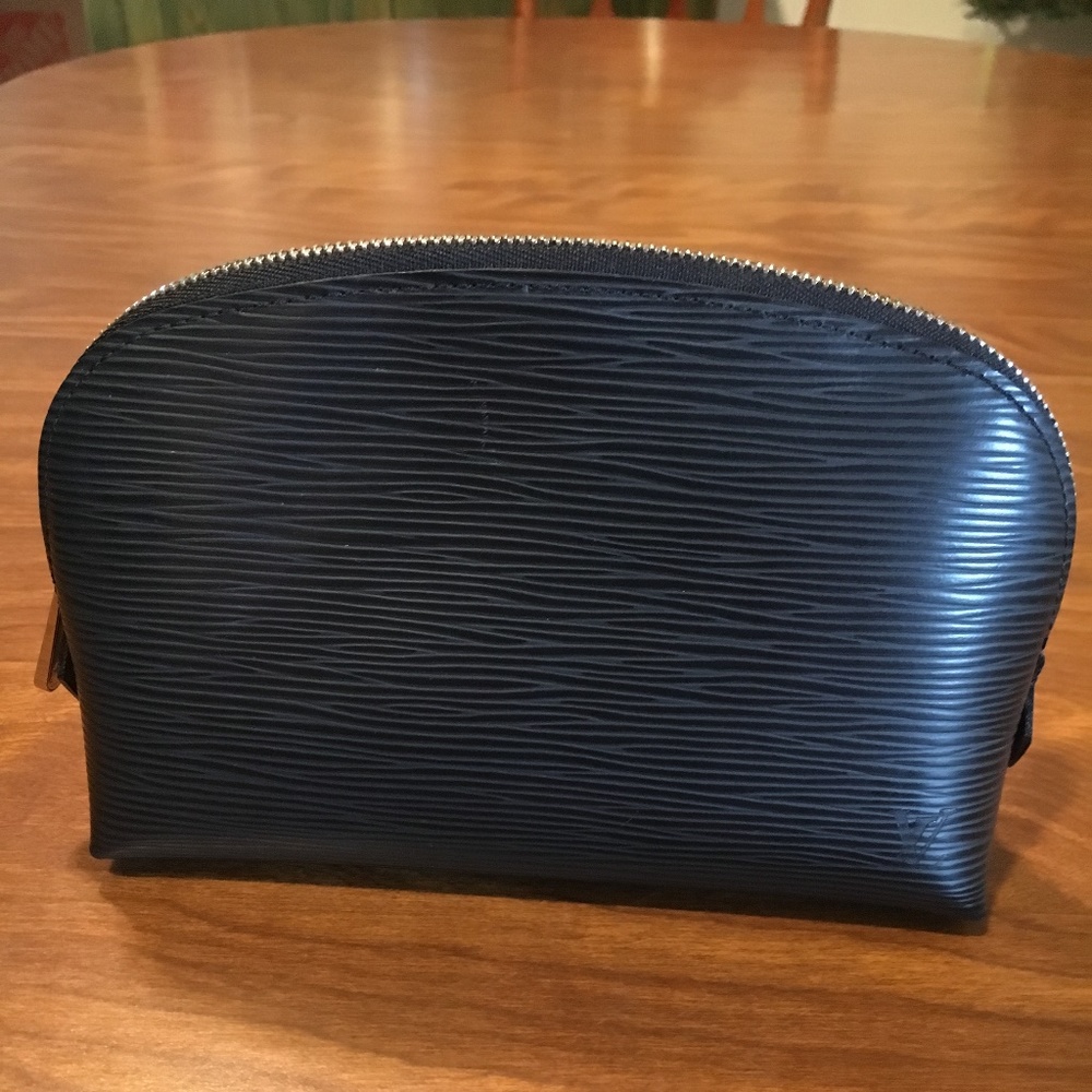 Louis Vuitton Epi Leather Cosmetic Pouch in Black